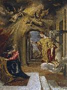 El Greco The Annunciation painting